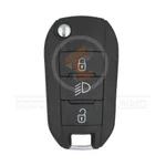 peugeot all models 2015 2022 flip key remote 3buttons 434mhz aftermarket 35383 1