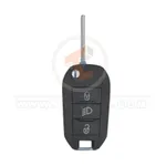 peugeot all models 2015 2022 flip key remote 3buttons 434mhz aftermarket 35383 3