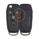 ford fusion 2013 2015 flip key remote 3+1 buttons aftermarket 35433 main