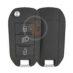 peugeot flip key remote 3buttons with light aftermarket 35438 main