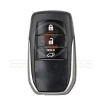 toyota land cruiser 2016 2017 smart key remote 3buttons 433mhz pn 89904 60k80 aftermarket 35526 front