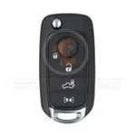 fiat egea flip key remote 4buttons 433mhz megamos aes aftermarket 35585 front