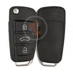 audi a3 q2 q3 2014 2018 flip key remote 3buttons 434mhz aftermarket 34690 main