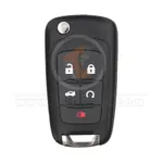 genuine chevrolet camaro cruze malibu impala flip key remote 5buttons 315mhz 24848 _front