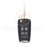 genuine chevrolet camaro cruze malibu impala flip key remote 5buttons 315mhz 24848 _key