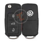 original volkswagen 2012 2016 flipkey remote 3+1buttons 315mhz 34811 main
