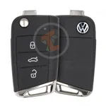 original volkswagen proximity flip key remote 3buttons 315mhz 35553 main