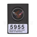 genuine chevrolet corvette 2015 2019 smart remote 6 buttons 434 mhz back