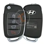 Genuine Hyundai Elantra Flip Remote Key 2017 2018 4B 433MHz_33097_main