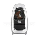 genuine hyundai santa fe 2022 smart key remote 3buttons 433mhz pn 95440 s1600 35249 front