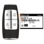 genuine hyundai genesis g80 2022 smart key remote 4buttons 433mhz pn 95440 t1110 35497 detail