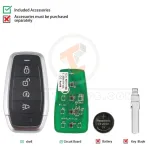 autel ikeyat004dl independent universal smart remote key 4 buttons details