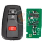 autel ikeyty8a3l smart remote key 3 buttons for toyota