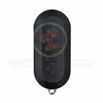 fiat flip remote key shell 3 buttons lock unlock sedan trunk back