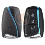 hyundai santa fe 2013 smart proximity key shell 3 buttons suv trunk main