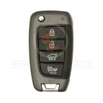 hyundai accent 2018 2022 flip remote key shell 4 buttons front