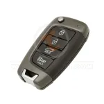 hyundai accent 2018 2022 flip remote key shell 4 buttons side