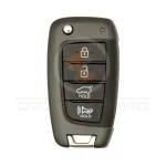hyundai santa fe 2018 2022 flip remote key shell 4 buttons front