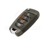 hyundai santa fe 2018 2022 flip remote key shell 4 buttons side