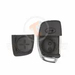 hyundai 2014 2019 flip key remote shell 4 buttons right groove laser blade detail 34168