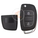 hyundai flip key remote shell 2buttons right cutting laser blade aftermarket 34896 detail