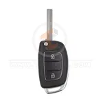 hyundai flip key remote shell 2buttons right cutting laser blade aftermarket 34896 key