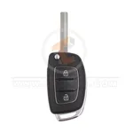 hyundai flip key remote shell 2buttons left cutting laser blade aftermarket 34895 key