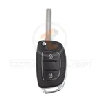 hyundai flip key remote shell 2buttons with laser blade aftermarket 34894 key