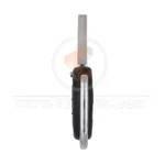 hyundai flip key remote shell 3buttons suv trunk with right groove laser blade aftermarket 34888 key