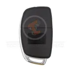 hyundai flip key remote shell 4buttons sedan trunk with laser blade aftermarket back 34884
