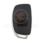 hyundai flip key remote shell 4buttons suv trunk with left groove laser blade aftermarket 34892 back