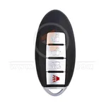 infiniti smart key remote shell 4buttons sedan trunk without side lock aftermarket 34935 front