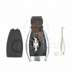 Mercedes BGA Chrome Remote Key Shell With Blade 4 Button Aftermarket component 32987