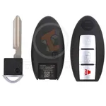 nissan smart key remote shell 3buttons with side lock aftermarket 34934 detail