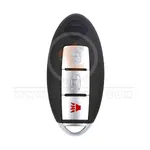 nissan smart key remote shell 3buttons with side lock aftermarket 34934 front