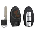 nissan smart key remote shell 3button without side lock aftermarket 34940 detail