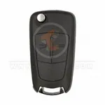opel old model 2006 2016 flip key remote shell 2 buttons hu100 front 34184