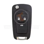 opel all model 2009 2018 flip key remote shell 3buttons aftermarket 34944 front