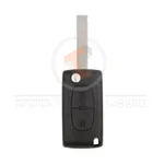 peugeot all model 2003 2016 flip key remote shell 2buttons 34948 side