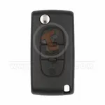 peugeot flip key remote shell 3 buttons front 23503