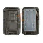 toyota 2009 2014 smart key remote shell 3 buttons window black color inside