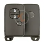 toyota 2009 2014 smart key remote shell 3 buttons window black color main