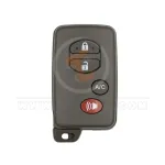toyota 2009 2014 smart key remote shell 4 buttons a c black color front1