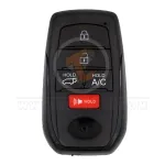 toyota rav4 2023 smart proximity remote key shell 5 buttons front 1
