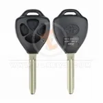 toyota 2010 2016 head key remote shell 4 buttons front 25250