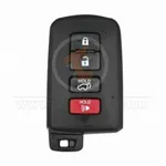 Toyota 2013 2017 US 4 Buttons Smart Key Remote Shell Aftermarket front 25207