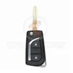 Toyota Camry 2016 2020 Flip Key Remote Shell 2 Buttons Aftermarket key 33391