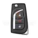 Toyota Crown 2016 2020 Flip Key Remote Shell 3 Buttons Aftermarket front 33395