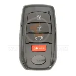 toyota land cruiser 2022 smart key remote shell 4 buttons front1