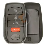 toyota land cruiser 2022 smart key remote shell 4 buttons main